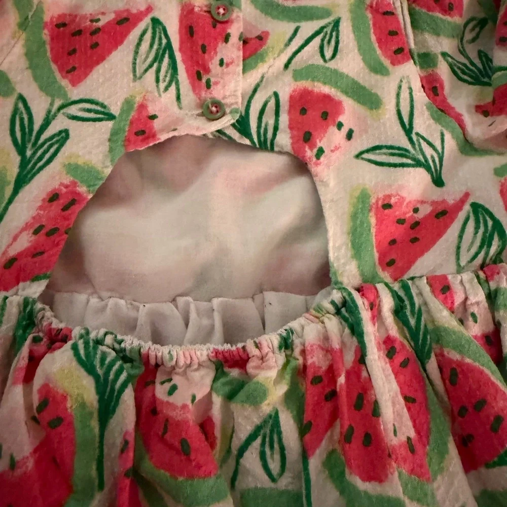 Isaac Mizrahi Girl's Watermelon Print Sundress Size 8